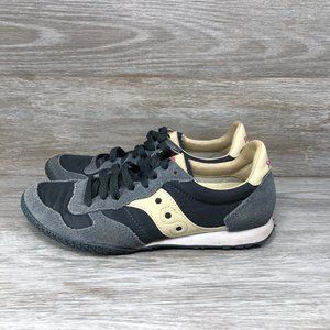 Saucony Womens S1943-130 Blue Ivory Leather Sneaker Athletic Shoes Size US 7.5